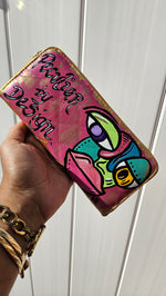 Load image into Gallery viewer, Gold Quilted Peculiar People Wallet
