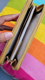 Load image into Gallery viewer, Gold Quilted Peculiar People Wallet
