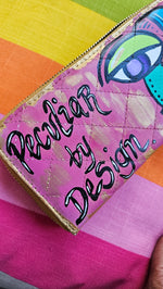 Load image into Gallery viewer, Gold Quilted Peculiar People Wallet
