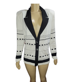 Load image into Gallery viewer, Jordana Black &amp; White Vintage Blazer
