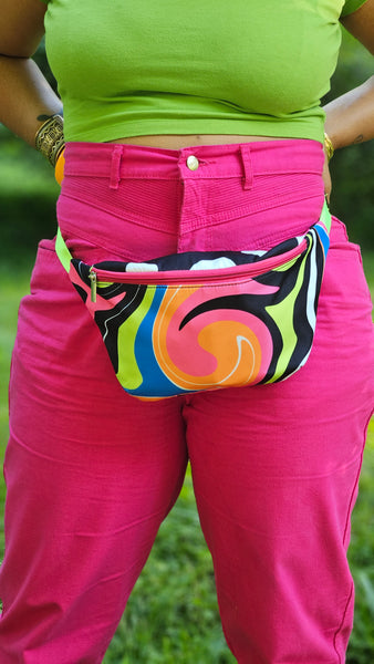 80s fanny pack pink 