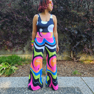 Wave Palazzo Pants