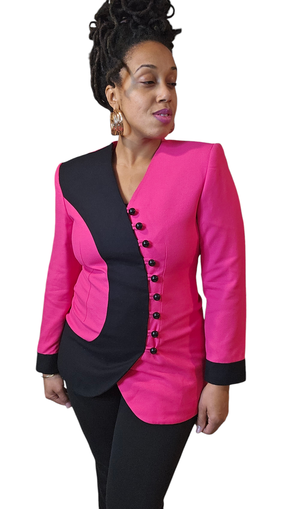 Black Pink Blazer