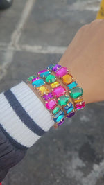 Load and play video in Gallery viewer, Clarke Gem Bracelet
