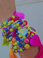 Load and play video in Gallery viewer, Fruit of the Spirit "Love" Beaded Bracelets

