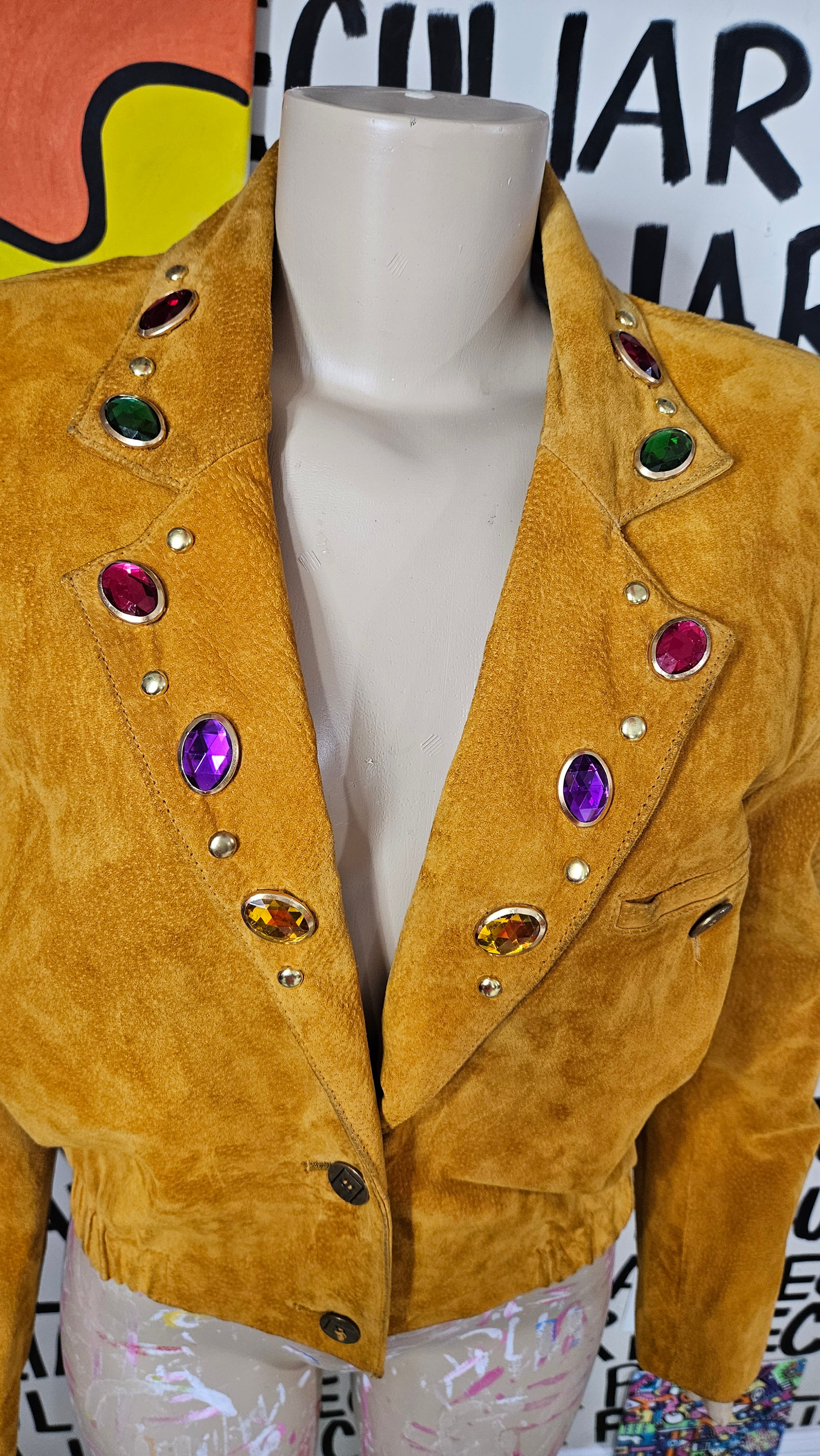 Mustard Cropped Jacket