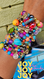 Load image into Gallery viewer, Fruit of the Spirit "Joy" Beaded Bracelets
