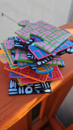 Load image into Gallery viewer, Peculiar Puzzle Piece Earrings
