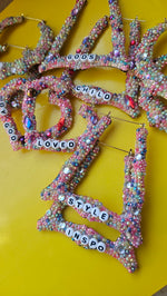 Load image into Gallery viewer, Treasured Gem Bamboo Earrings

