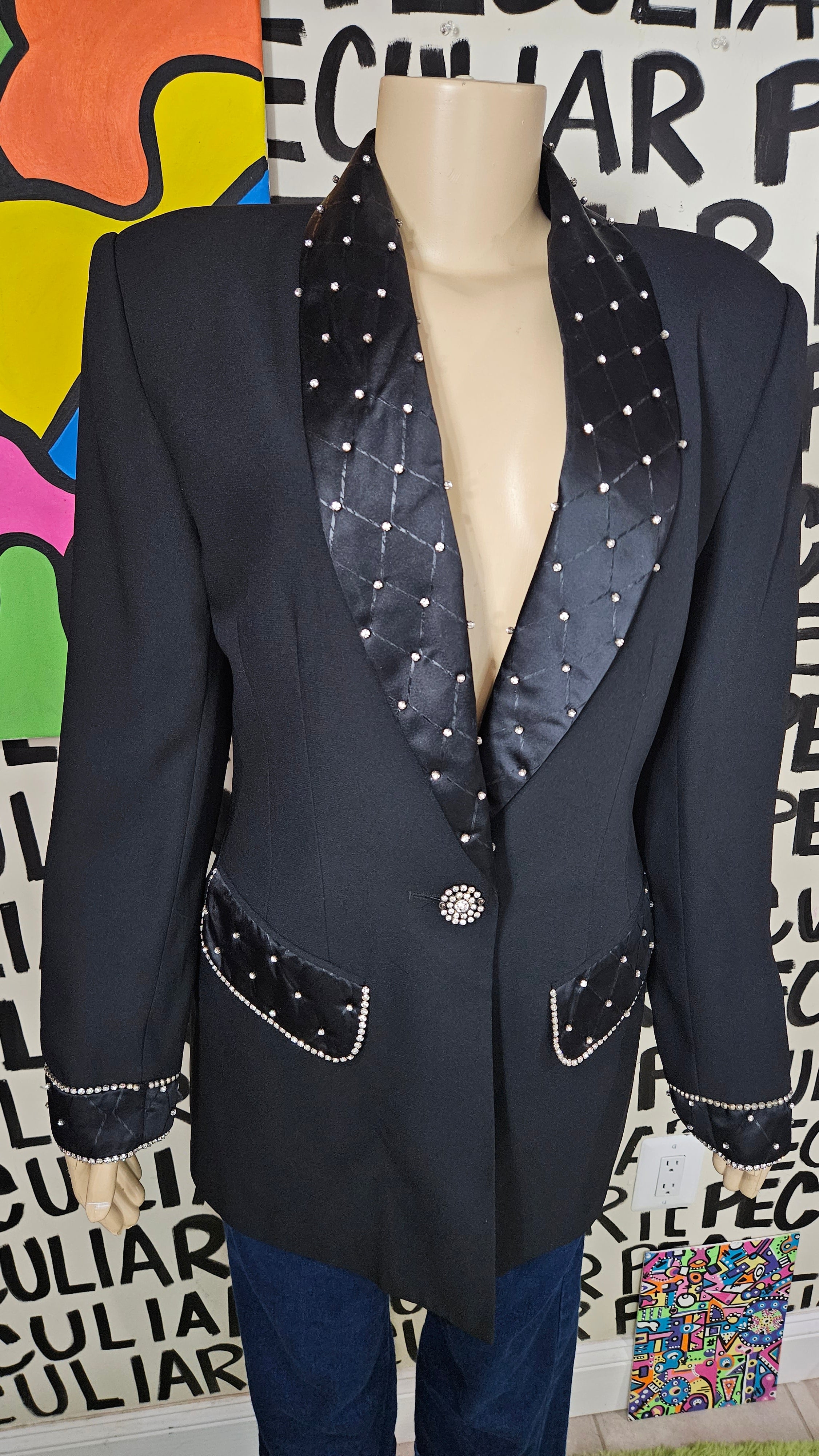 Black Bling Evening Jacket