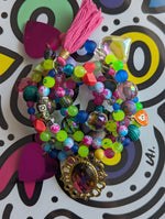 Load image into Gallery viewer, Fruit of the Spirit "Love" Beaded Bracelets
