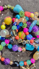 Load image into Gallery viewer, Fruit of the Spirit "Joy" Beaded Bracelets
