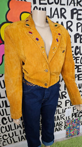 Mustard Cropped Jacket