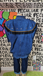 Denim Tribal Jacket