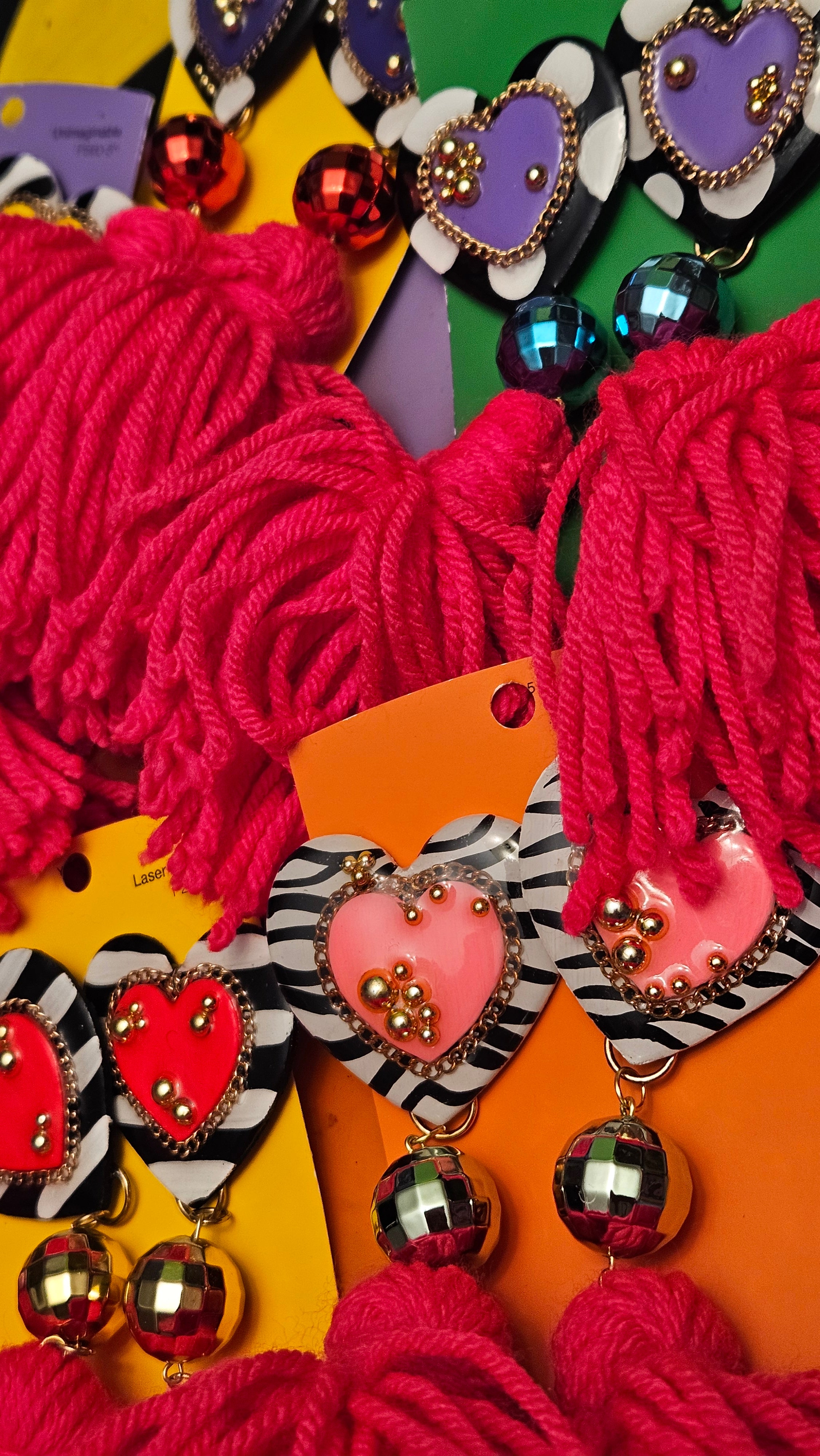 I ♡ YOU Tassel Earrings