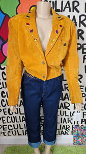 Mustard Cropped Jacket