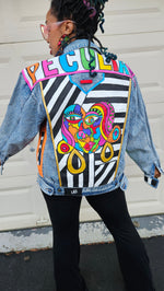 Load image into Gallery viewer, Peculiar LAIdy denim Jacket
