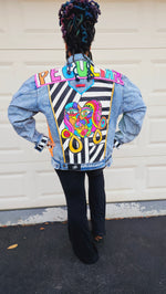 Load image into Gallery viewer, Peculiar LAIdy denim Jacket
