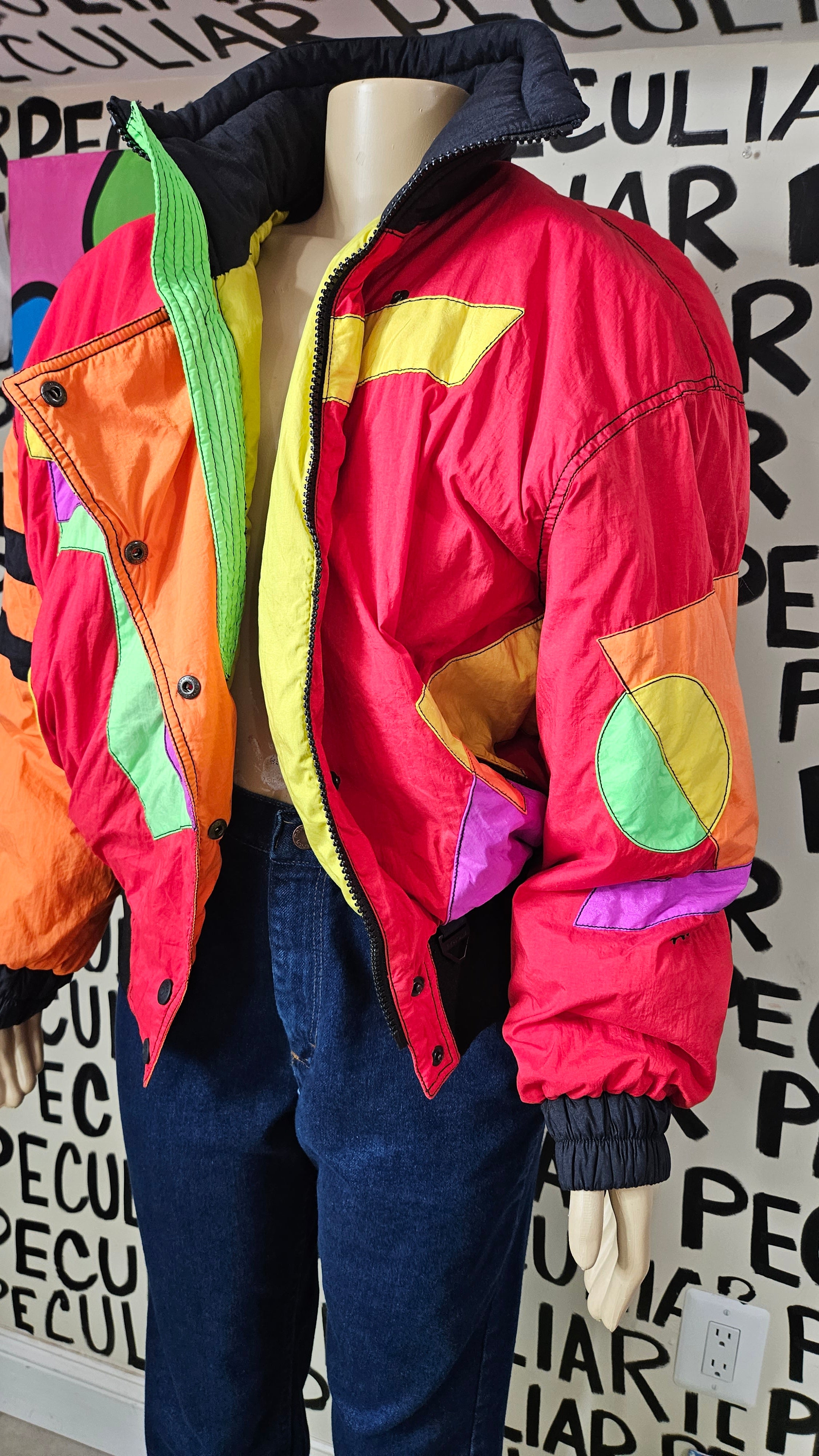 Colorful Ski Coat