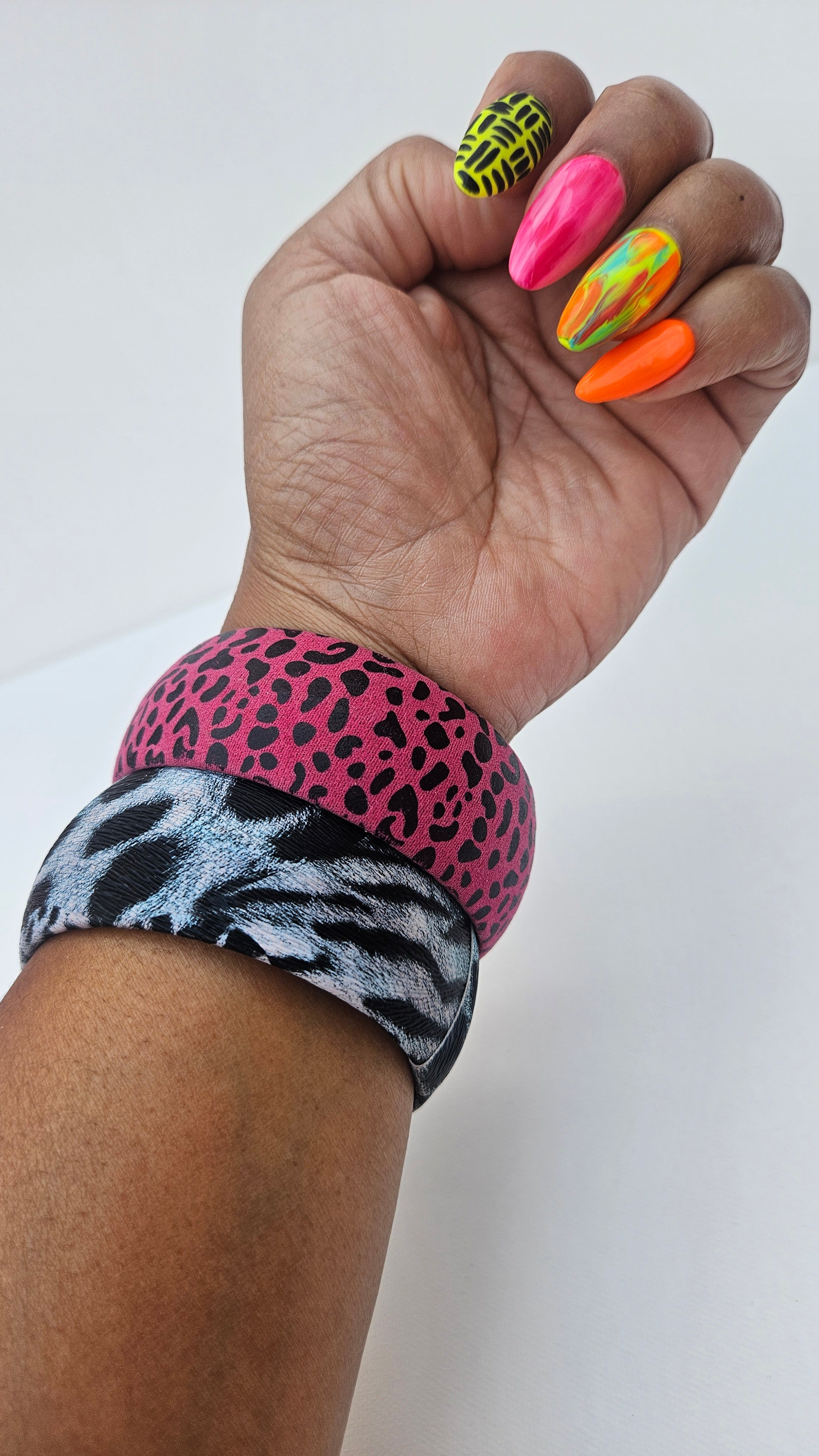 Y2K Animal Print Bangles
