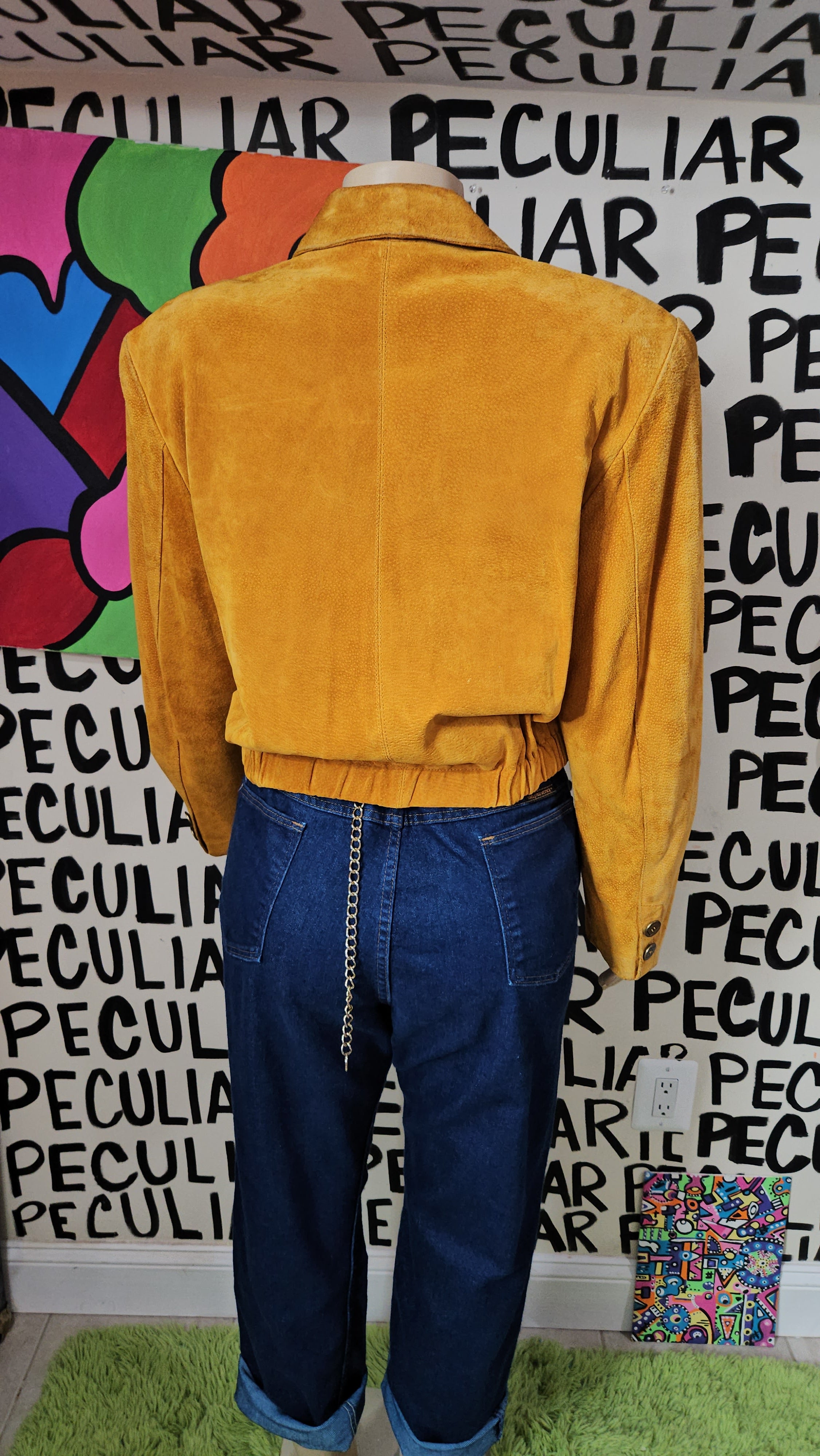 Mustard Cropped Jacket