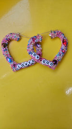 Load image into Gallery viewer, Treasured Gem Bamboo Earrings
