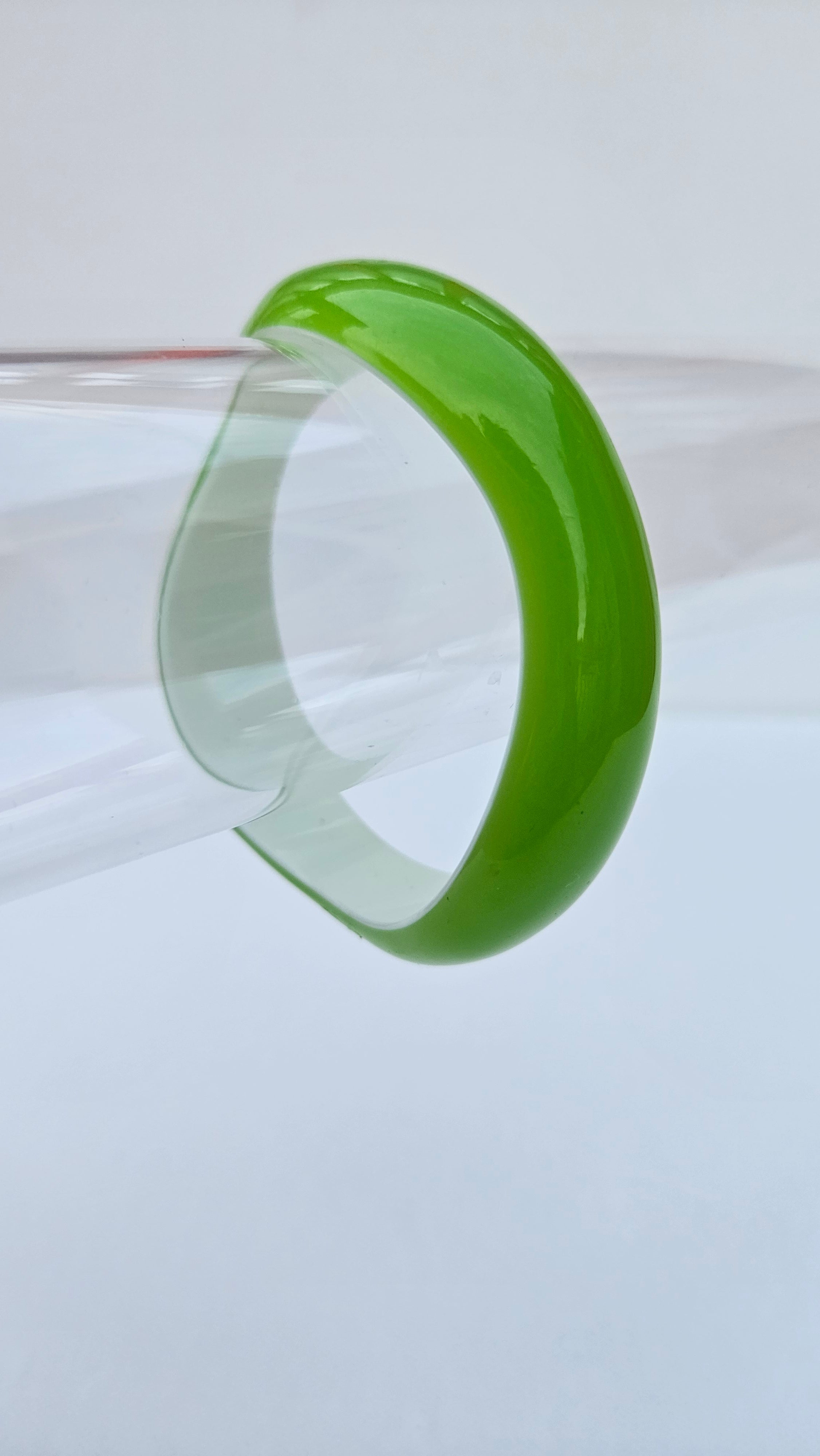 Lime Green Groovy Bangle