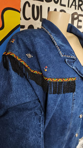 Denim Tribal Jacket