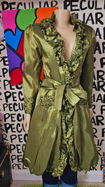 Load image into Gallery viewer, Metallic Olive Coat
