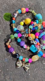 Load image into Gallery viewer, Fruit of the Spirit "Joy" Beaded Bracelets
