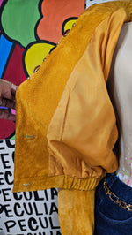 Load image into Gallery viewer, Mustard Cropped Jacket
