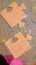 Load image into Gallery viewer, Peculiar Puzzle Piece Earrings

