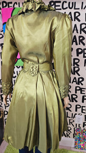 Metallic Olive Coat