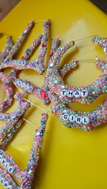 Load image into Gallery viewer, Treasured Gem Bamboo Earrings
