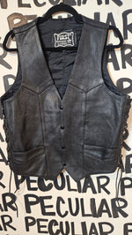 Load image into Gallery viewer, First Genuine Leather Biker Vest
