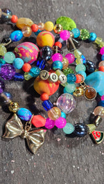 Load image into Gallery viewer, Fruit of the Spirit "Joy" Beaded Bracelets
