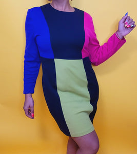 Baddie ColorBlock Dress