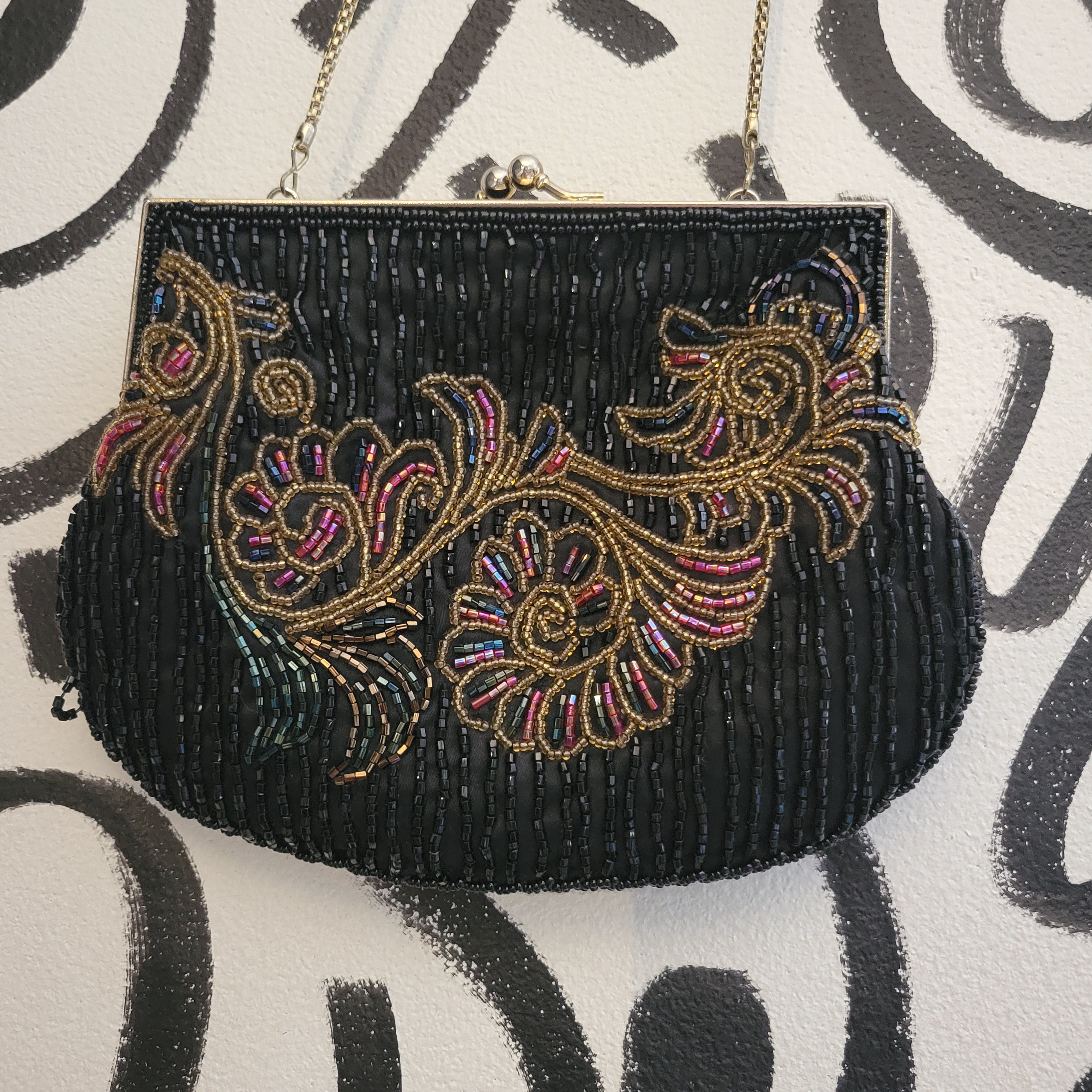 Brenda Beaded Vintage Bag