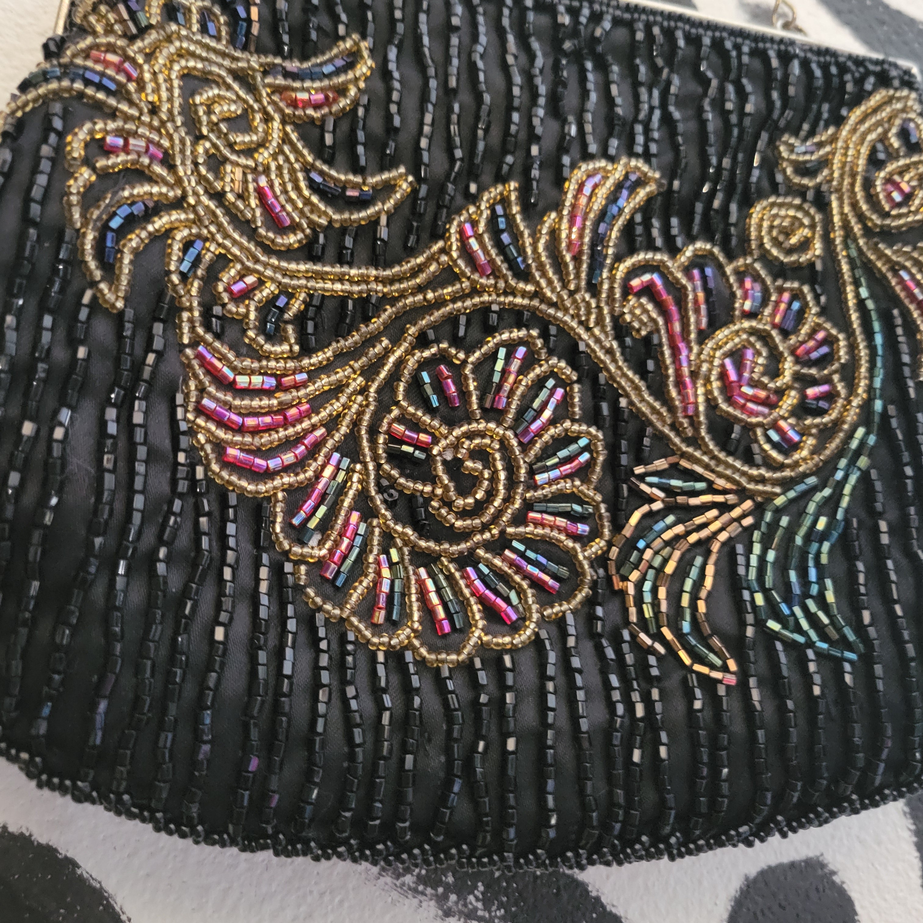 Brenda Beaded Vintage Bag