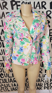 Flower Moto Jacket