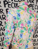 Load image into Gallery viewer, Flower Moto Jacket
