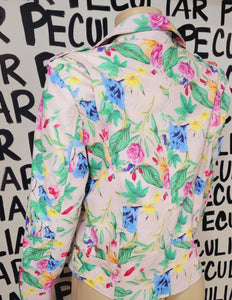 Flower Moto Jacket