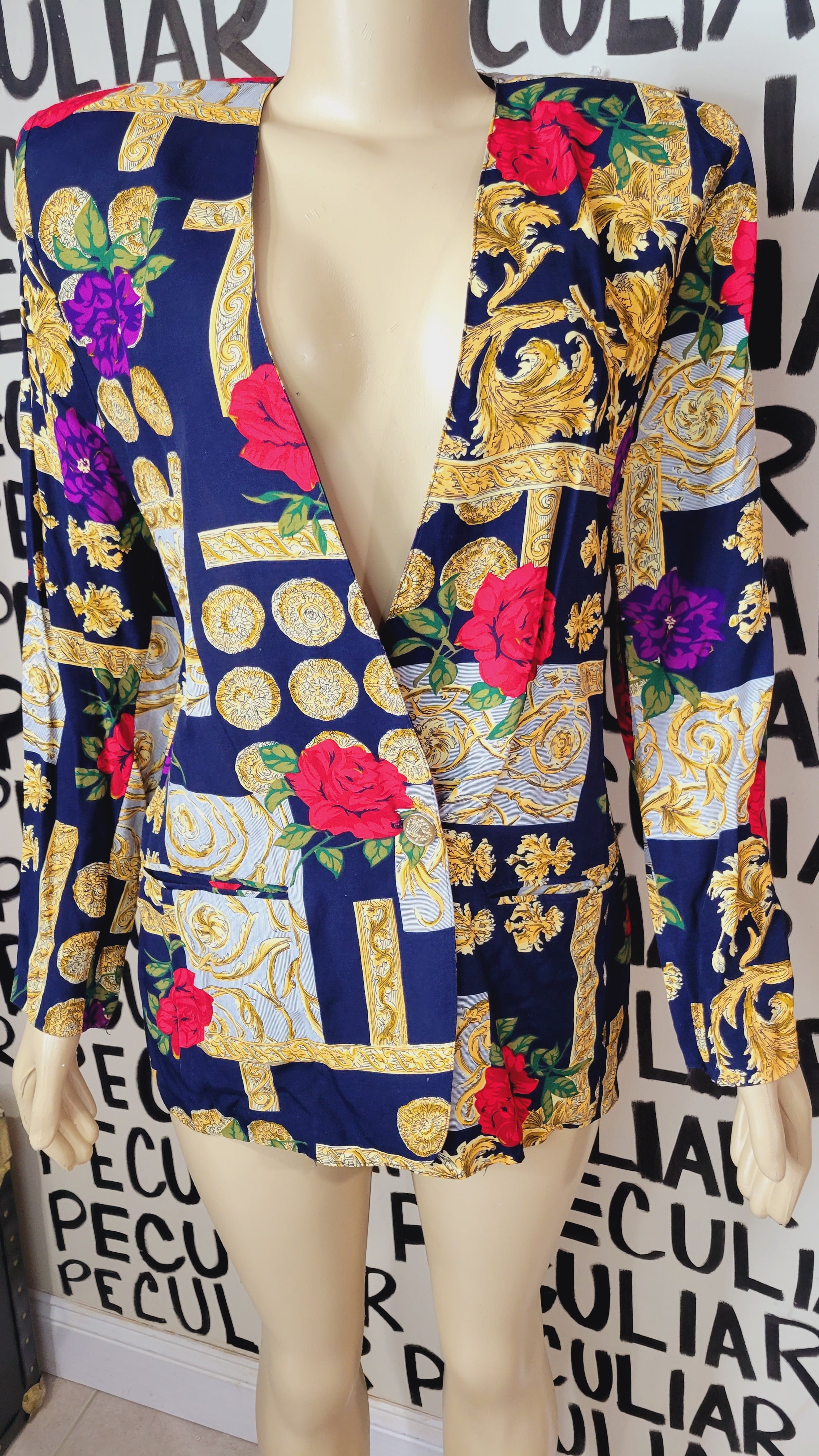 Baroque Floral Blazer