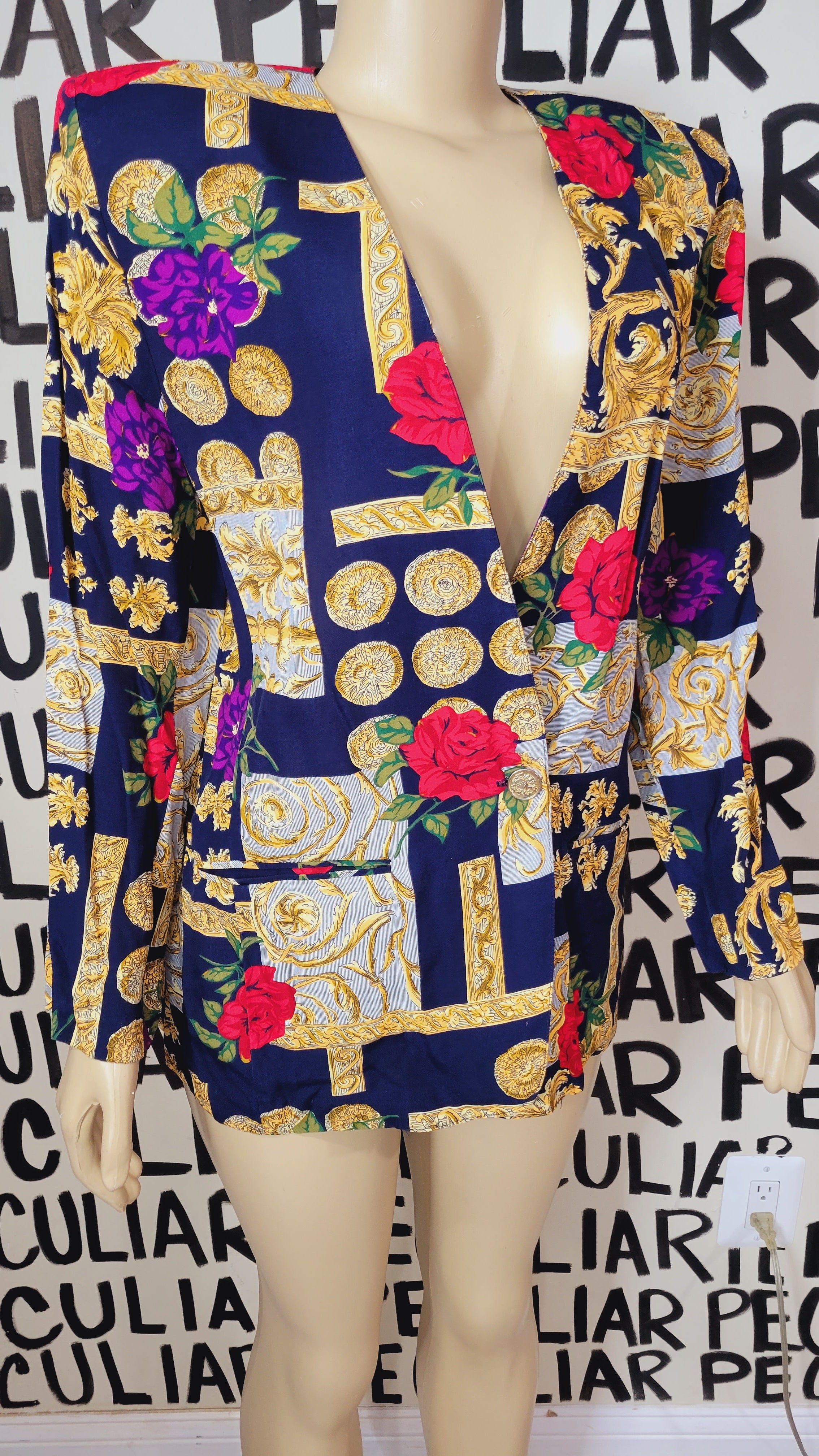 Baroque Floral Blazer