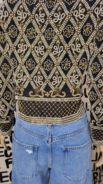 Load image into Gallery viewer, Brilliante by J.A. Beaded jacket
