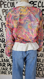 Load image into Gallery viewer, Swirls Vintage Windbreaker
