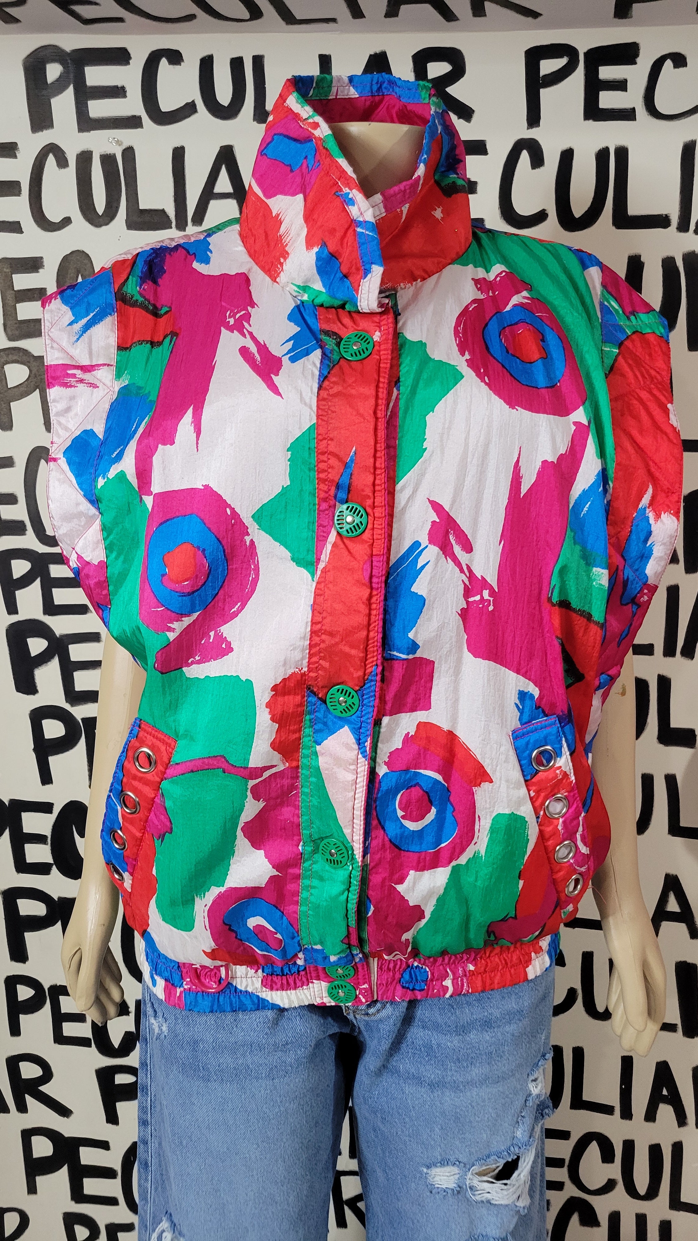 Abstract Reversible Vest