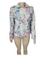 Load image into Gallery viewer, Flower Moto Jacket
