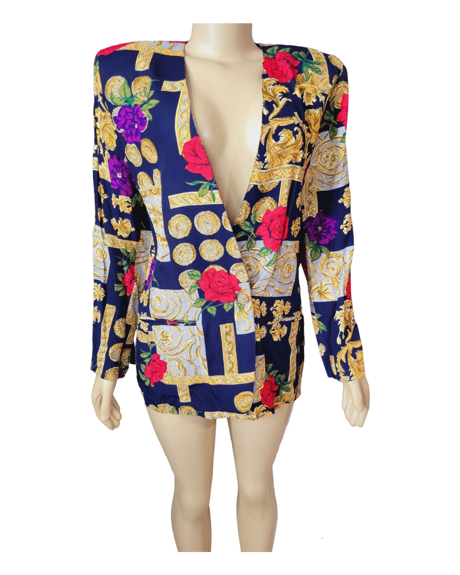 Baroque Floral Blazer