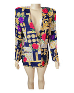 Load image into Gallery viewer, Baroque Floral Blazer
